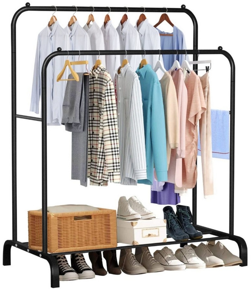 Youyijia TV-Rack Clothes Rack, Freestanding Hanger, Double Rods Bild 1