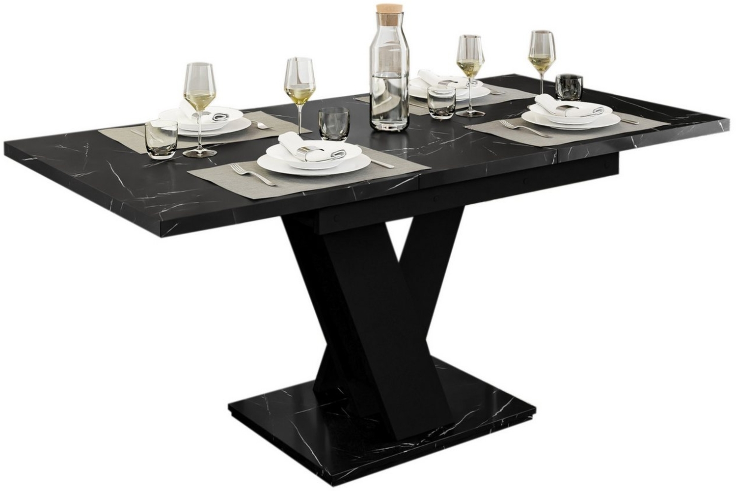 Compleo Esstisch Vinci Esszimmertisch, ausziehbar 120-160 cm, Esszimmer Bild 1