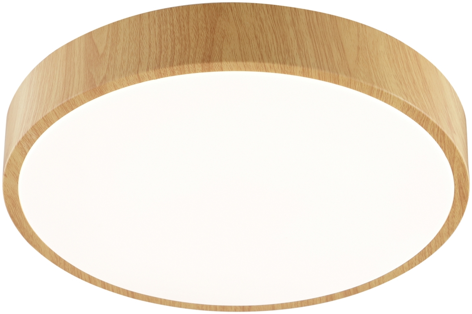 BRILLIANT LED-Deckenleuchte, Ø 33 cm, 18 W, 3000 K, 1800 lm, warmweiß, IP20, Holzoptik Bild 1