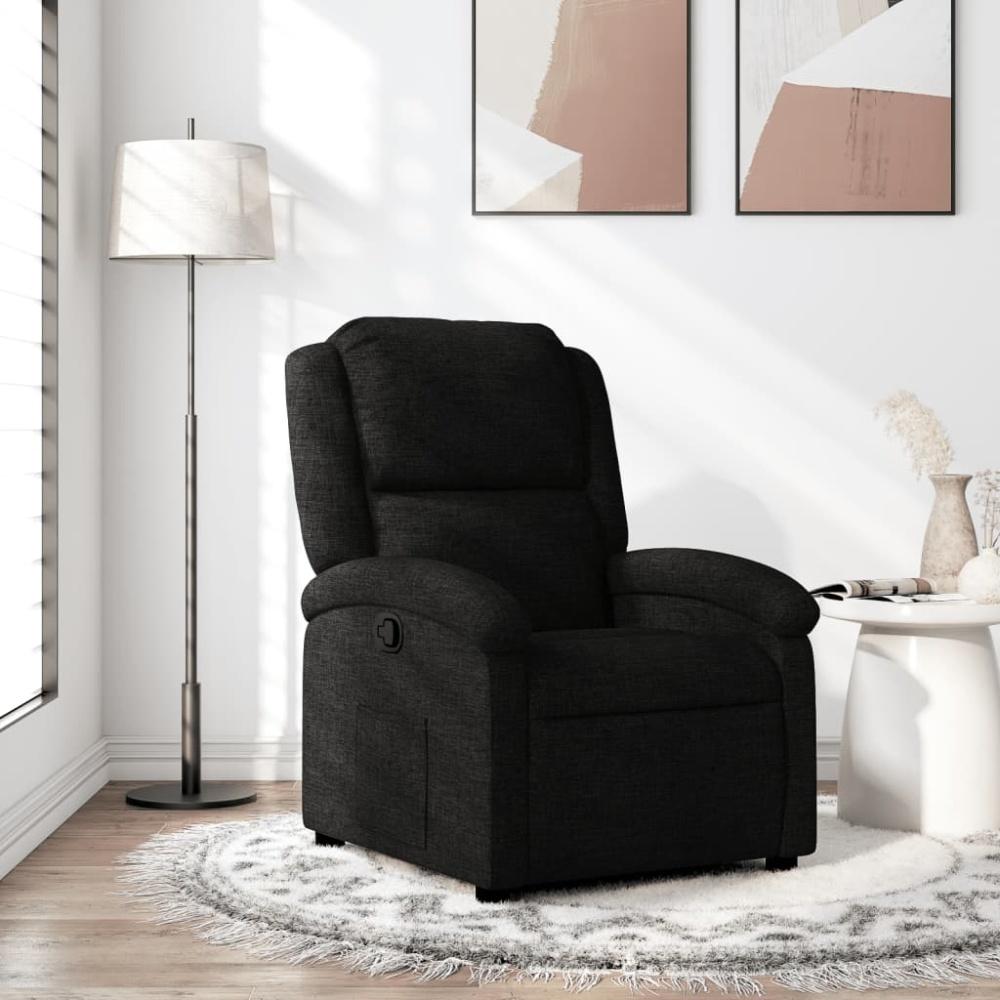 vidaXL Relaxsessel Schwarz Stoff 371753 Bild 1