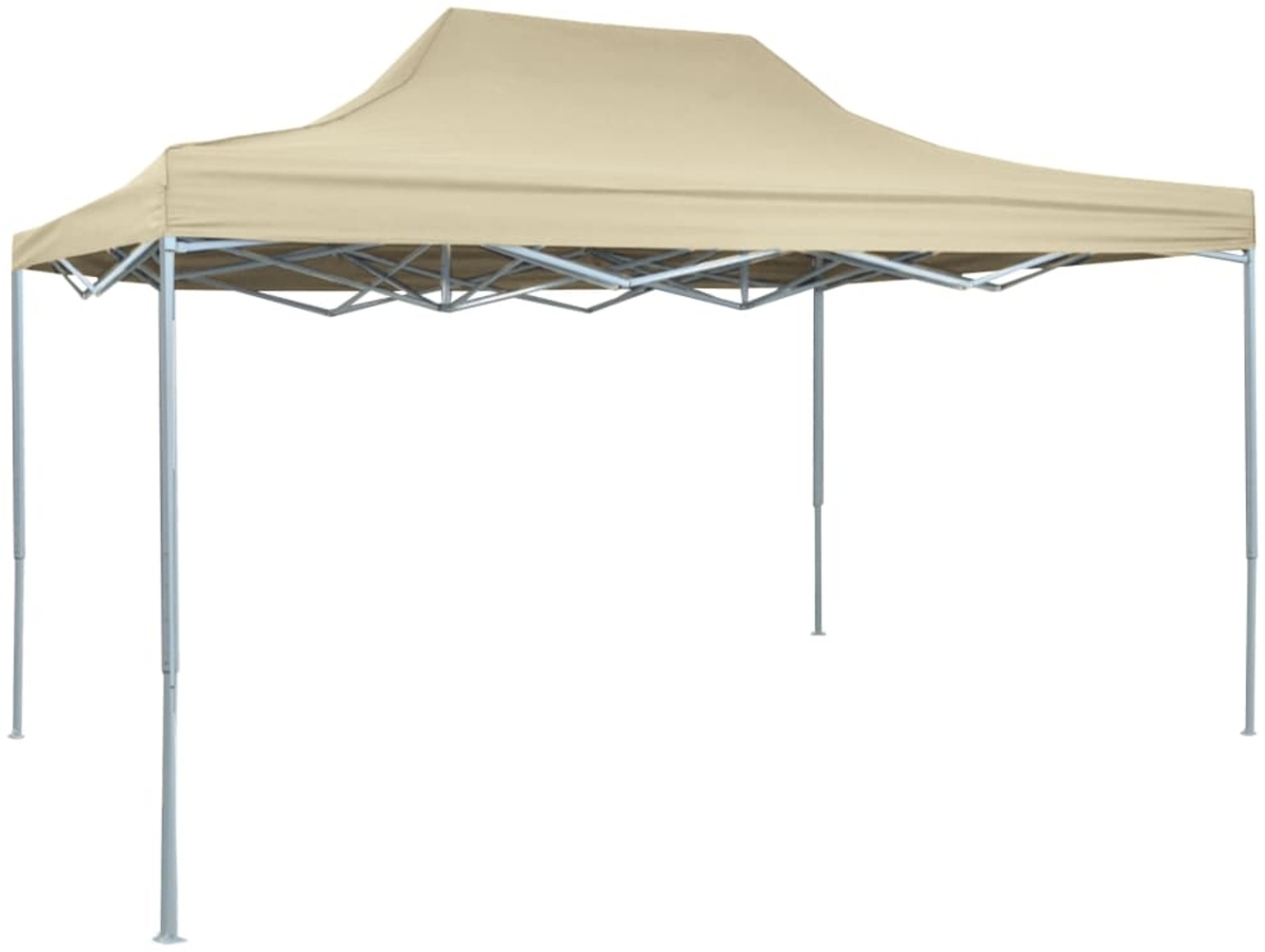 vidaXL Profi-Partyzelt Faltbar 3×4 m Stahl Creme 48892 Bild 1