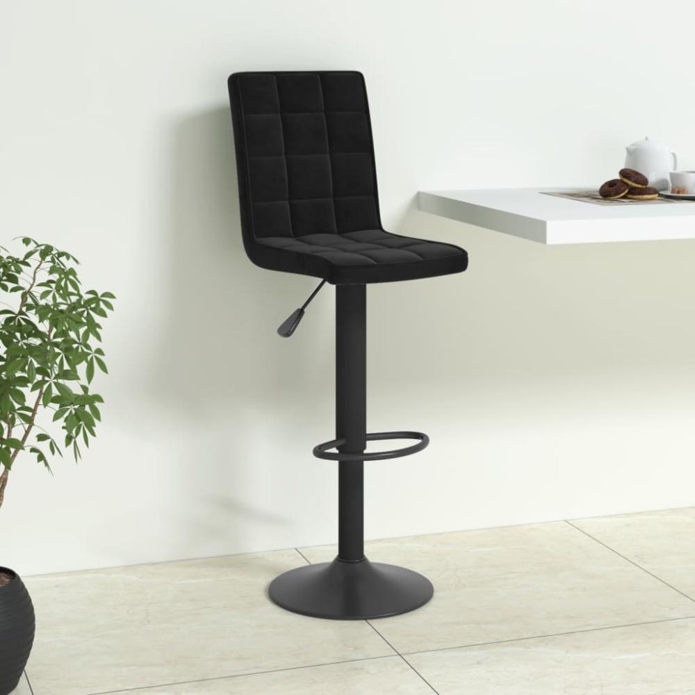 vidaXL Barhocker Schwarz Samt [335749] Bild 1