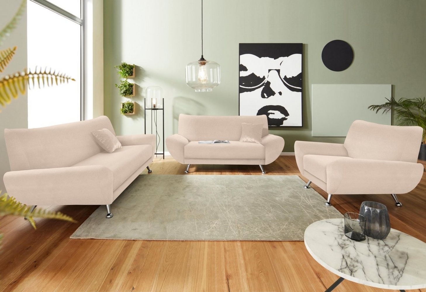 INOSIGN Polstergarnitur Saltare elegant und komfortabel, OTTOs Choice, 3-2-1, (3-tlg) Bild 1