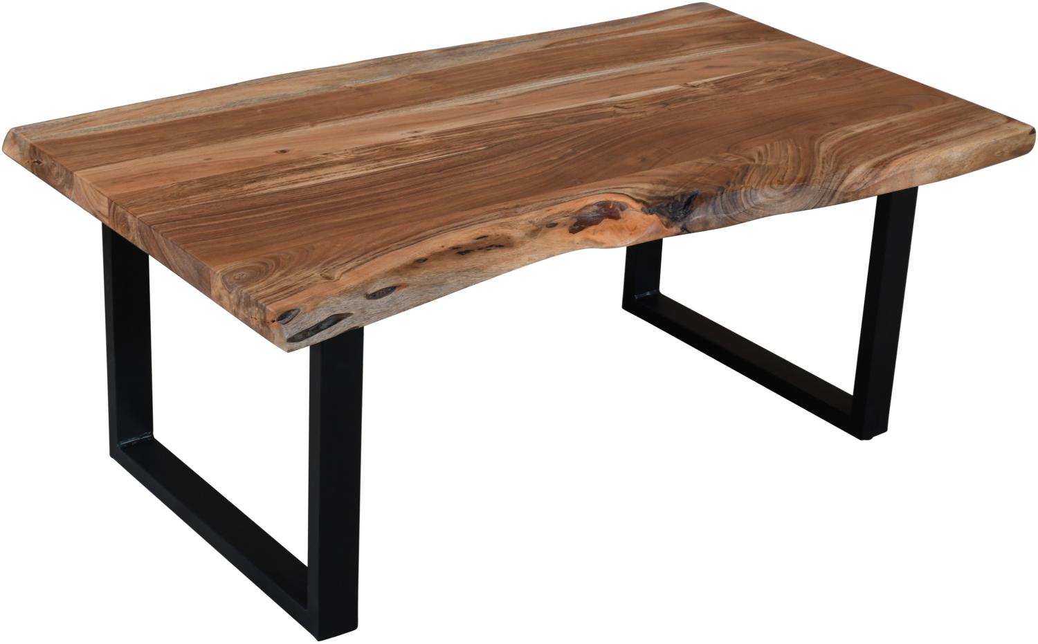 Couchtisch >Coffetable< in Akazie / schwarz - 110x45x65 (BxHxT) Bild 1