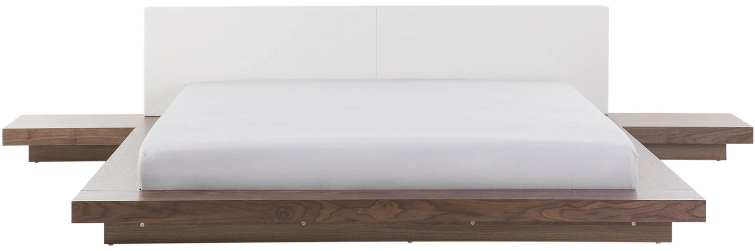 Wasserbett Holzfarbton 180x200 cm ZEN Bild 1