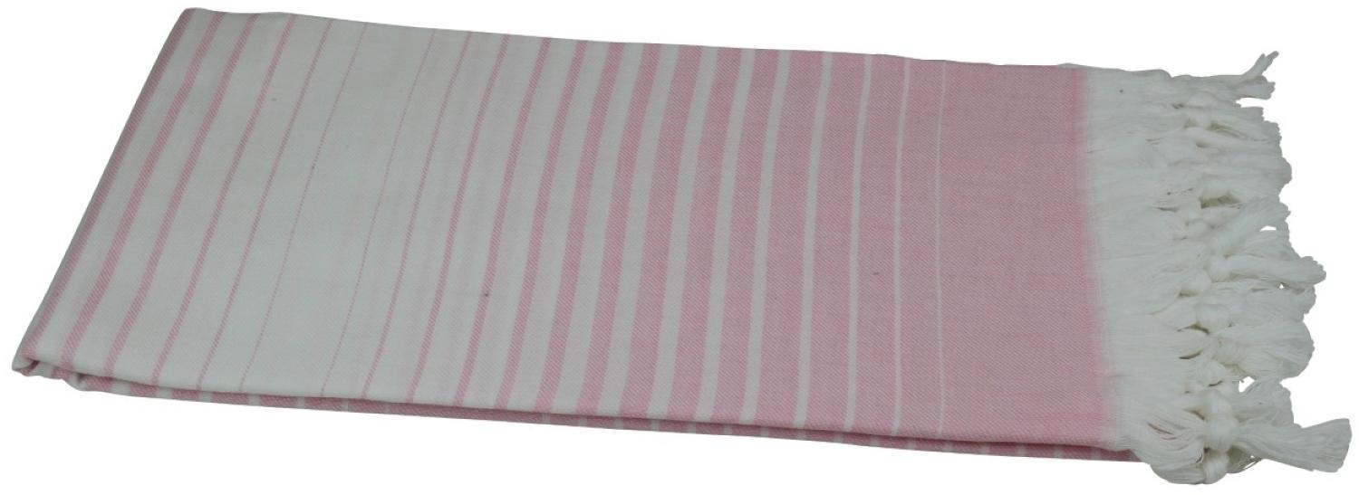 Hamamtuch Strandtuch 95x180 cm rosa "Liva" Bild 1