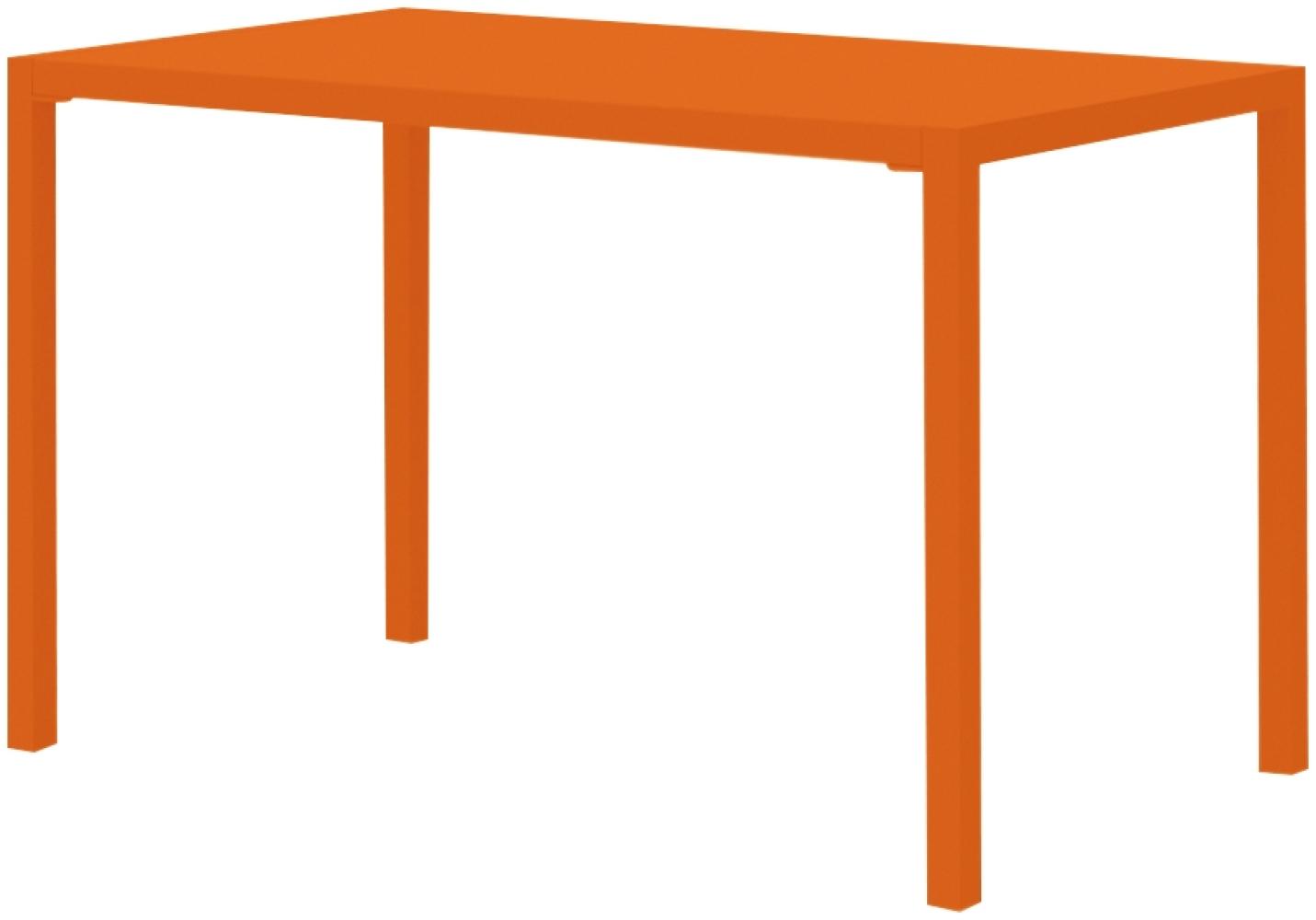 Outdoor Esstisch Quatris 120x80x75 cm orange Bild 1