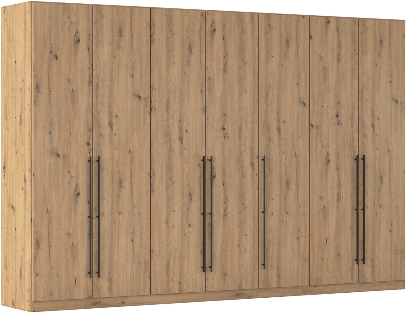 rauch Kleiderschrank Drehtürenschrank Schrank Garderobe Wäscheschrank Schlafzimmer AVOLA (in 3 verschiedenen Ausstattungen BASIC/CLASSIC/PREMIUM) mit hochwertigen Stangengriffen in Schwarz aus Metall MADE IN GERMANY Bild 1