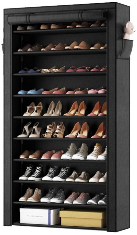 autolock Schuhregal 10 Tier Shoe Rack Organizer,Schuhregal mit Abdeckungen Bild 1