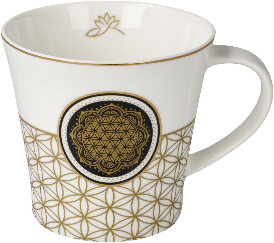 Goebel Lotus Yin Yang Blume des Lebens Weiß - Coffee-/Tea Mug 23101271 Bild 1