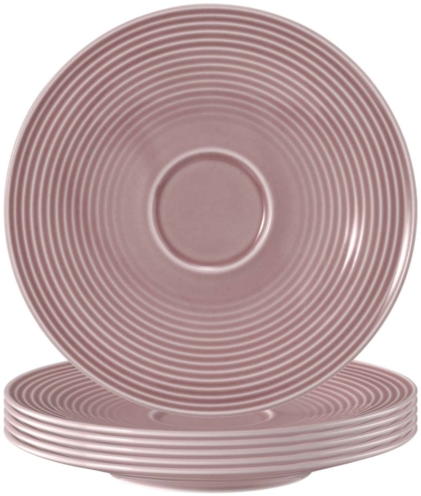 Seltmann Weiden Beat Color Glaze Untertasse ø 16,7 cm 6er Set - Altrosa Bild 1