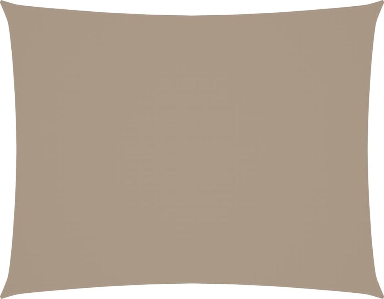 vidaXL Sonnensegel Oxford-Gewebe Rechteckig 2x3,5 m Taupe 135421 Bild 1
