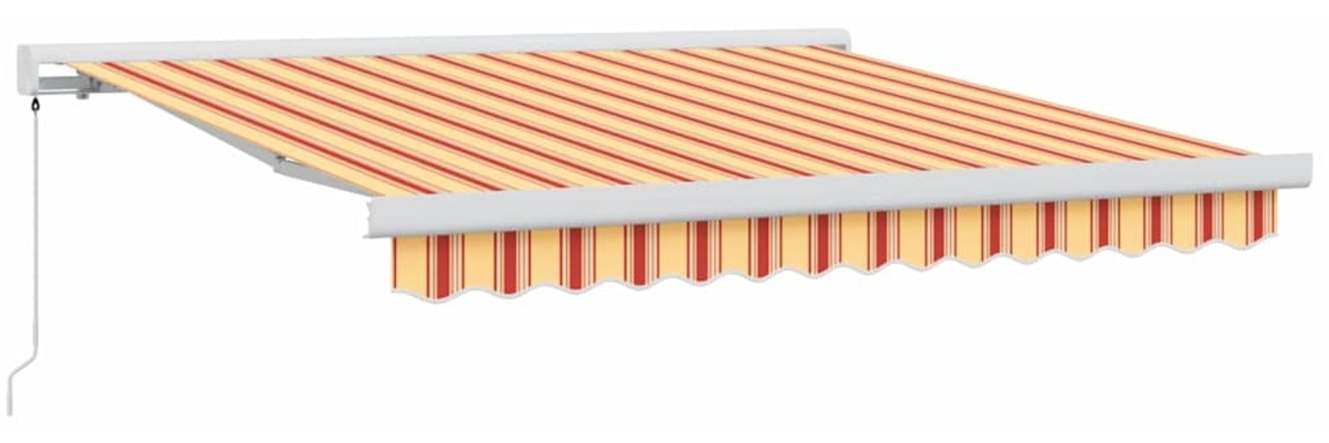 vidaXL Einziehbare Markise Gelb und Orange 300 x 250 cm 3329973 Bild 1