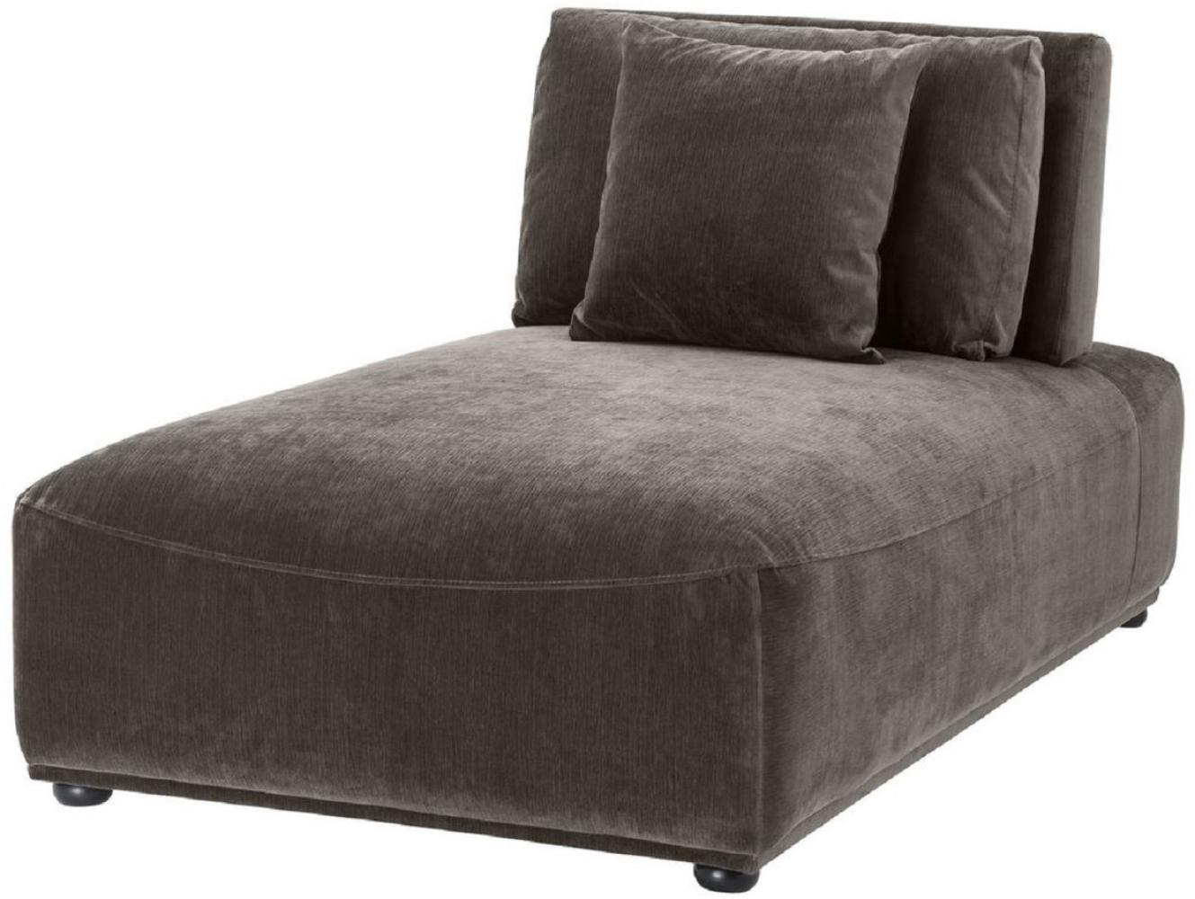 EICHHOLTZ Chaise Longue Mondial Granite grey Bild 1