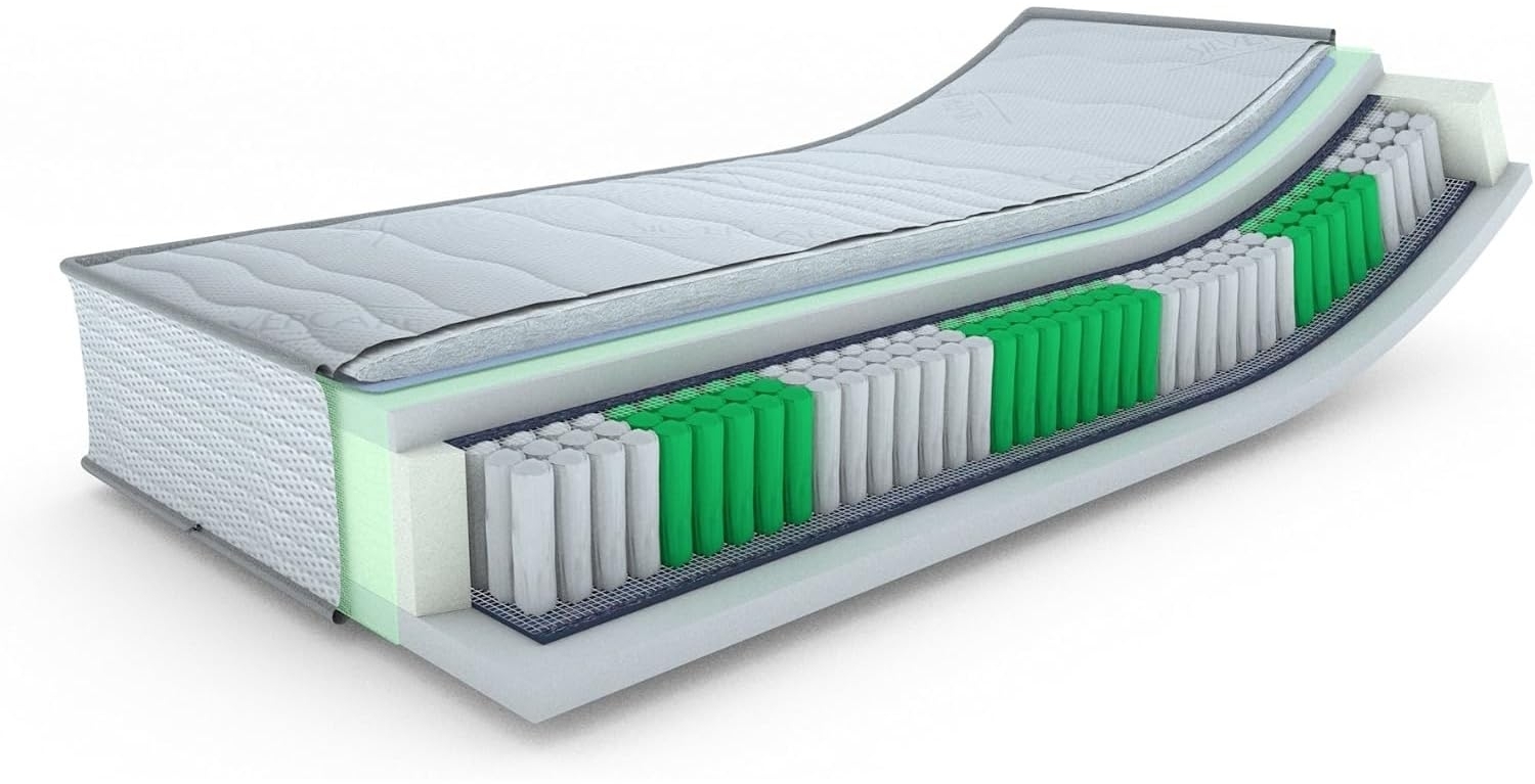 MSS® "SilverSeason" 7 Zonen Taschenfederkernmatratze Premium (200.140.26-H3)"" Bild 1