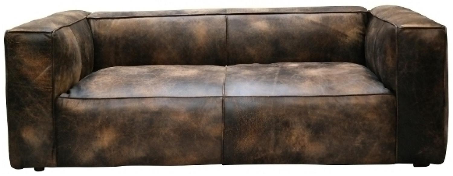 Tribeca 2-Sitzer Sofa Rindsleder Galata Ebony Bild 1