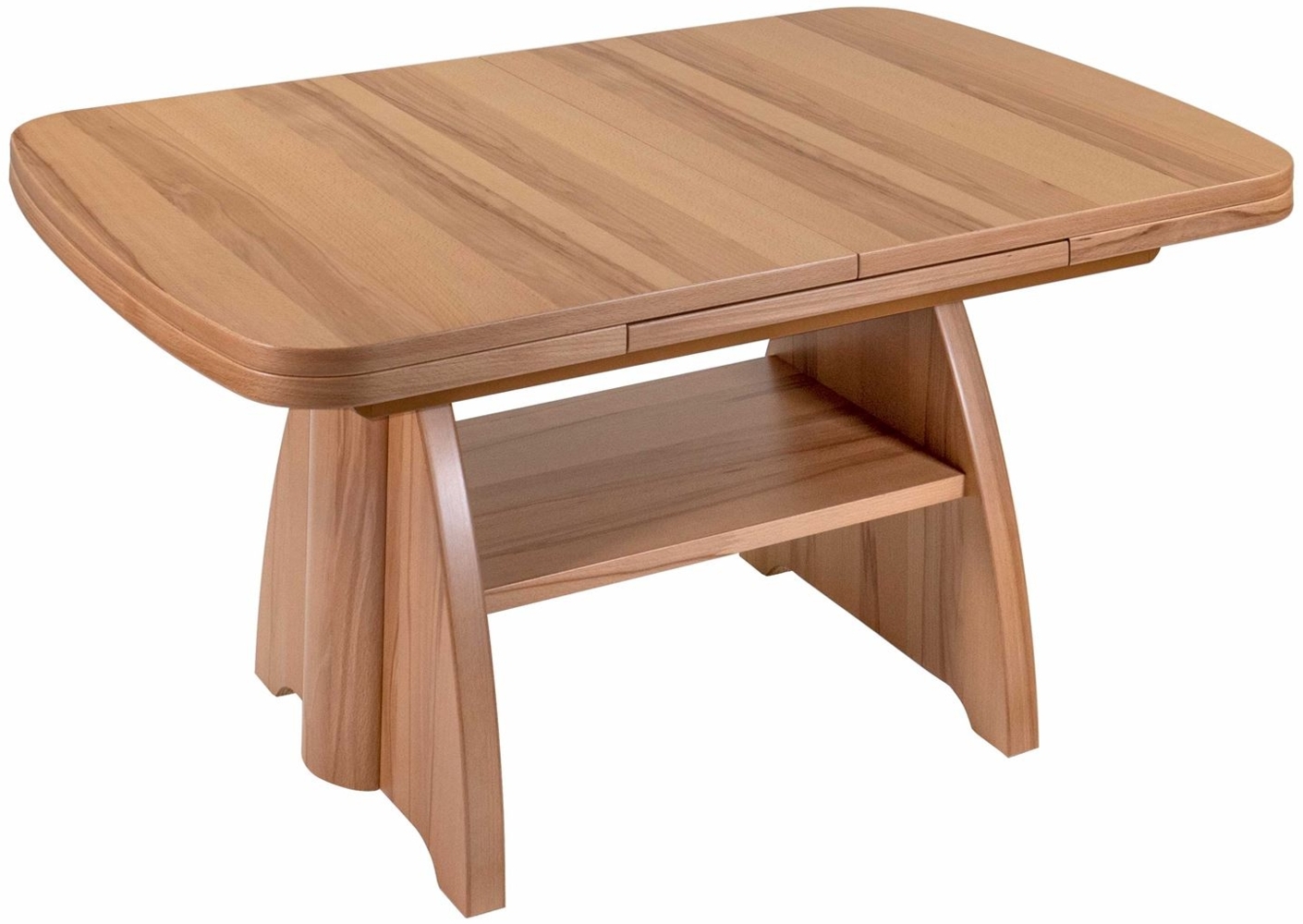 Couchtisch höhenverstellbar und ausziehbar Clara 101x56x71 Kernbuche Bild 1