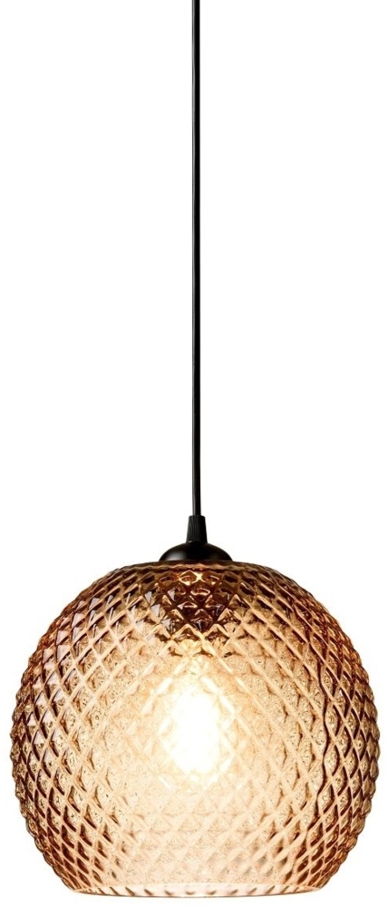 Halo Design 718368 Pendelleuchte NOBB (ball) Bernstein 22cm Bild 1