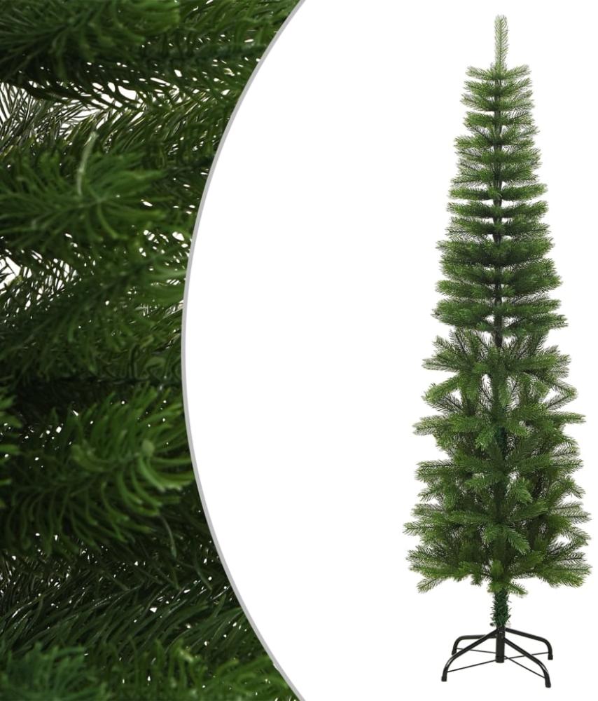 vidaXL Künstlicher Weihnachtsbaum mit Ständer Schlank 180 cm PE 344645 Bild 1