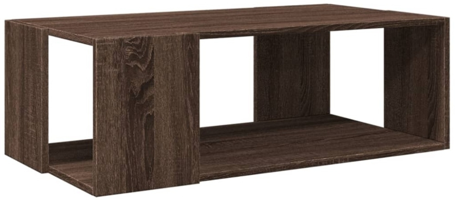 vidaXL Couchtisch Braun Eichen-Optik 89,5x48x30 cm Holzwerkstoff 848156 Bild 1