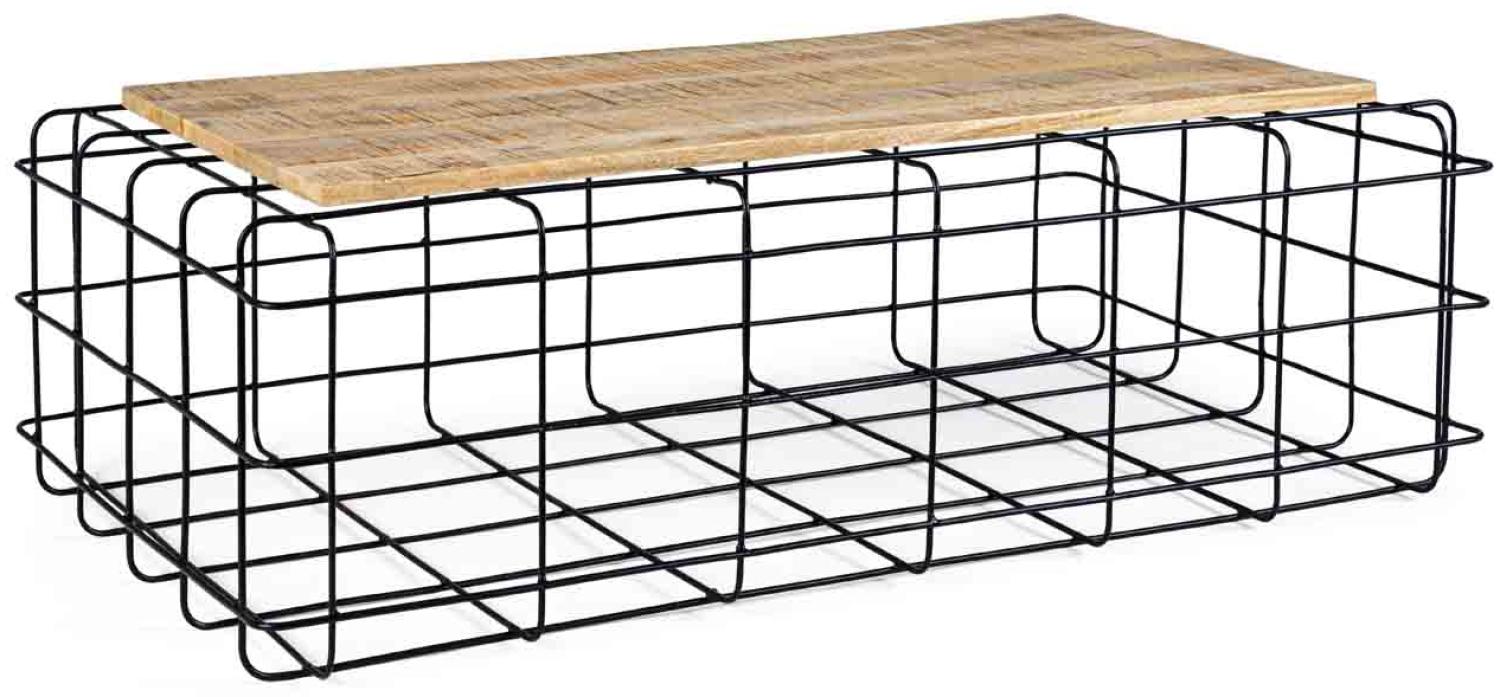 Couchtisch Trellis aus Mangoholz, 110 x 65 x 35 cm Bild 1