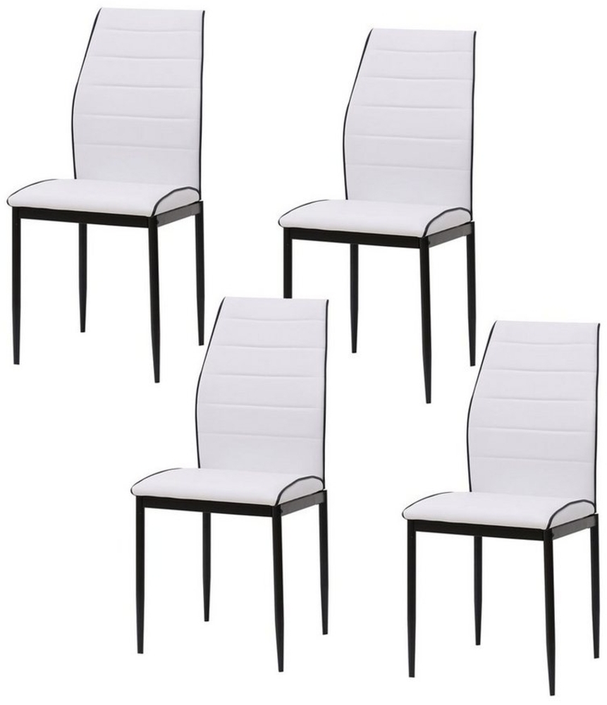 HTI-Living Esszimmerstuhl Stuhl Madison PU 4er-Set (Set, 4 St), Esszimmerstuhl Kunstleder Bild 1