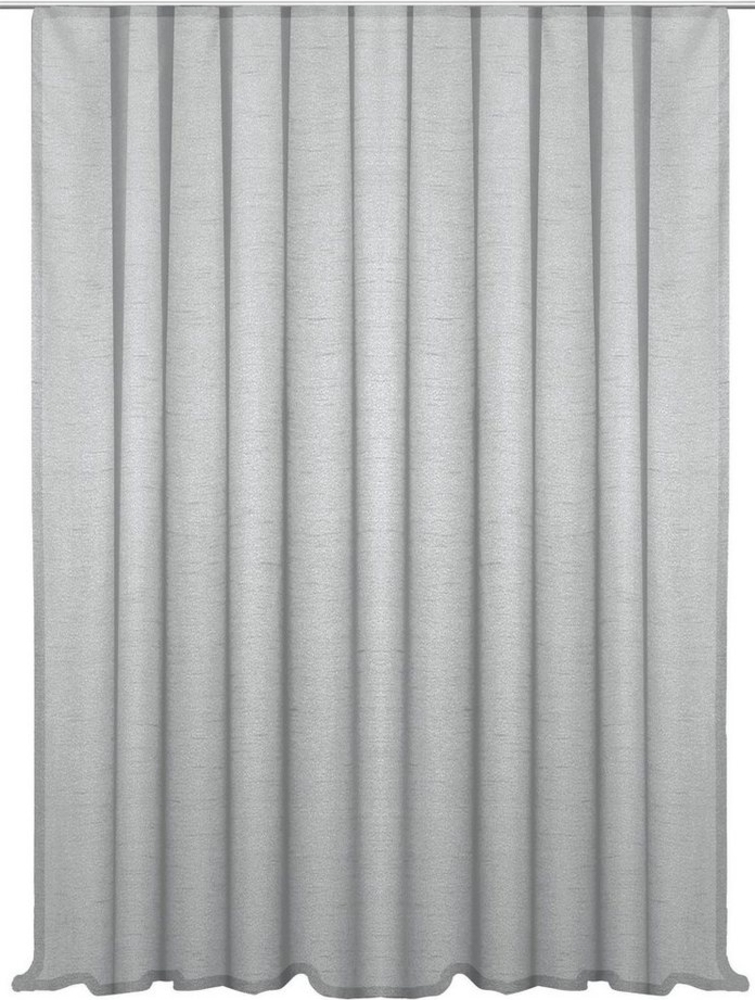 Haus und Deko Gardine Vorhang Kräuselband 300x245 cm Seidenglanz halbtransparent Gardine, Kräuselband (1 St), halbtransparent, Polyester Bild 1