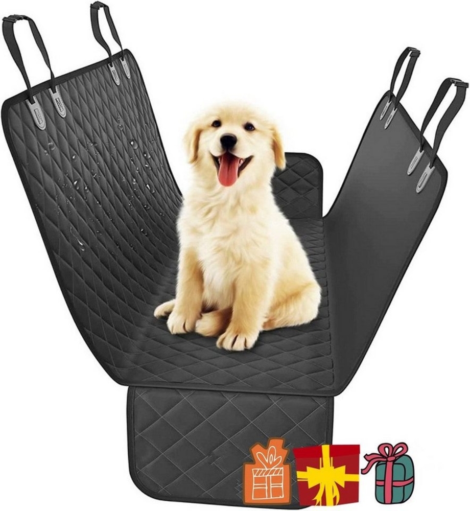 XDeer Tierdecke Hundedecke Auto Rückbank, Wasserdicht rutschfest Auto Hundedecke, Hundedecke Auto Rücksitz für Autossitze und Kofferraum Bild 1