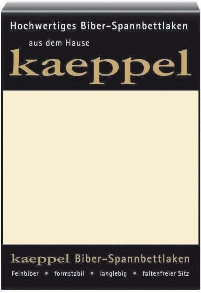 Kaeppel Biber Spannbettlaken Einfarbig Leinen 90x200 cm - 100x200 cm Bild 1