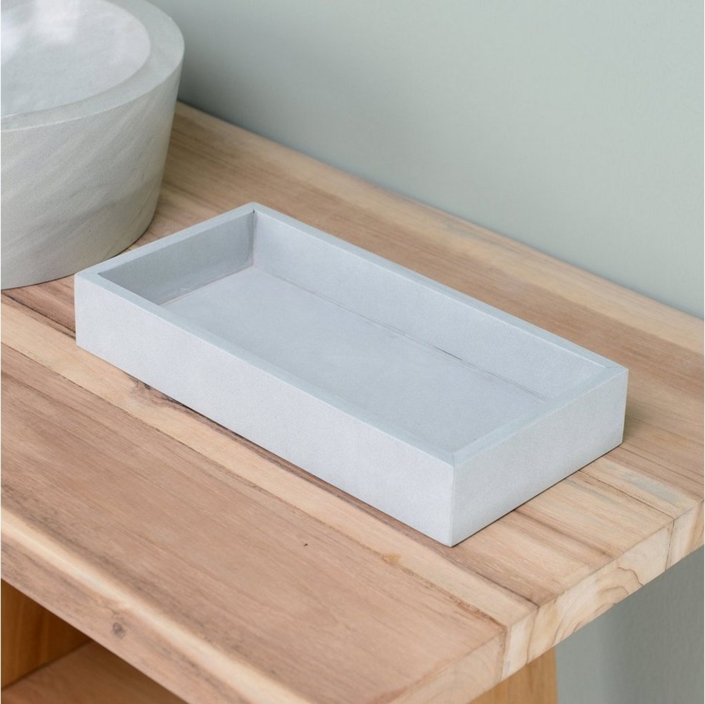 wohnfreuden Dekotablett Sandstein Tablett 30 cm hoher Rand, 32850 Bild 1