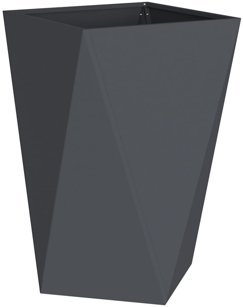 vidaXL Pflanzkübel Anthrazit 50 x 50 x 75 cm Stahl 883798 Bild 1