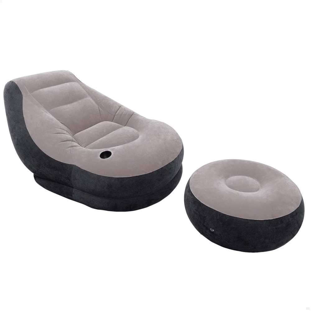 Intex Aufblasbarer Sessel mit Puff Ultra Lounge Relax 68564N 91568 Bild 1
