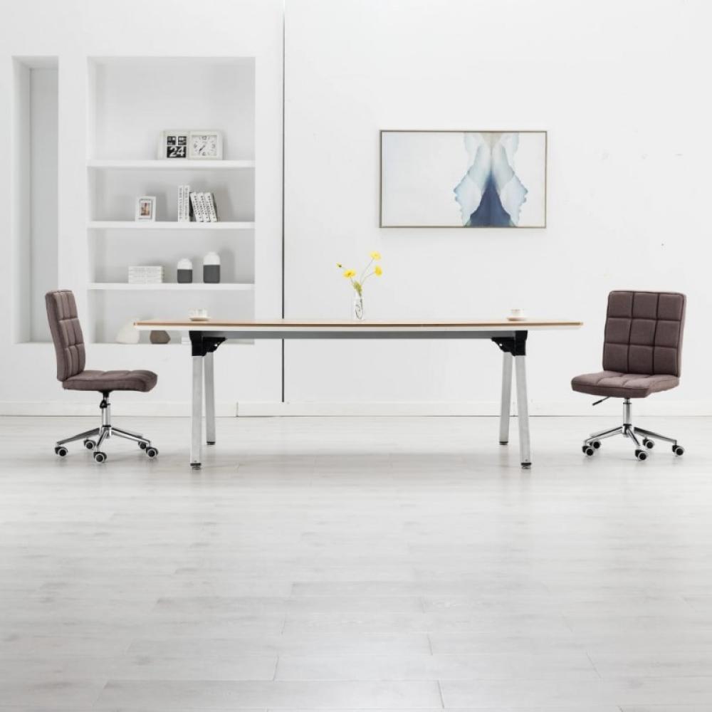 vidaXL Esszimmerstühle 2 Stk. Taupe Stoff [283588] Bild 1