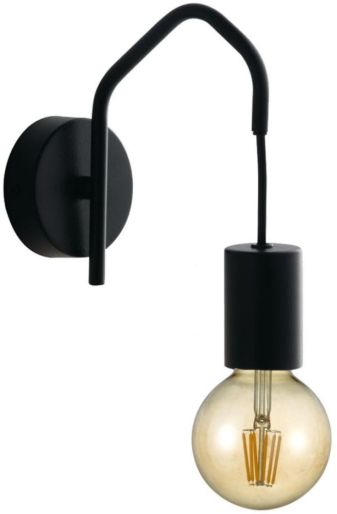 Außergewöhnliche LED Wandlampe Schwarz - minimalistische Designerlampe Bild 1