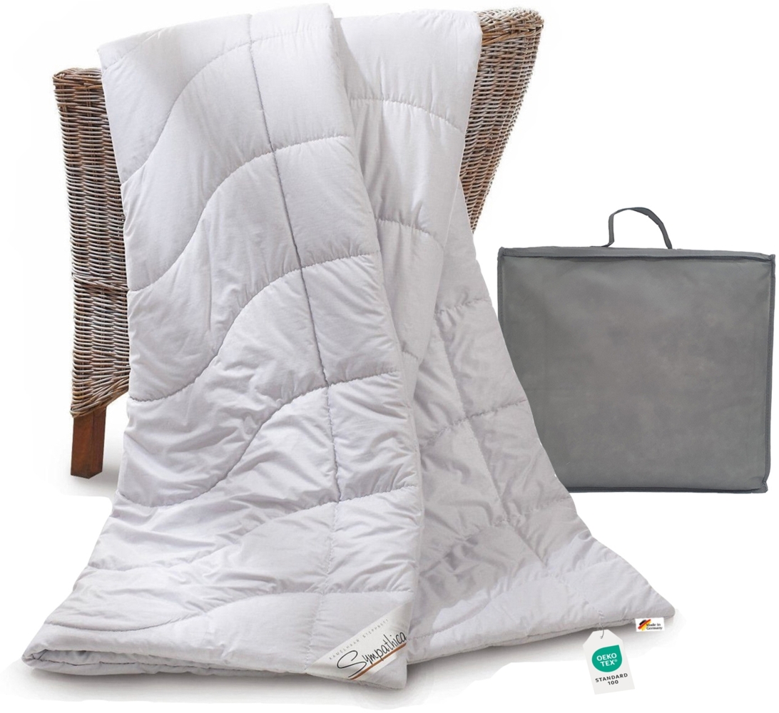 Kamelhaar Bettdecke 100% Kamelhaar Kamelhaardecke Duo warm 155x220 30° Bild 1