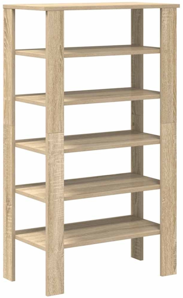 vidaXL Schuhregal Sonoma-Eiche 61x32x105 cm Holzwerkstoff 859862 Bild 1