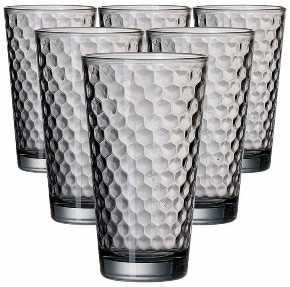 Ritzenhoff & Breker Favo Longdrinkglas 400 ml grau 6er Set - DS Bild 1