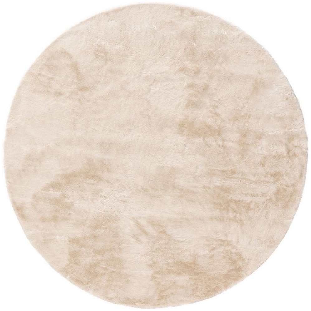 Interiyou Fellteppich Fargo, Rund, Höhe: 11 mm, Teppich Wohnzimmer, waschbar, pflegeleicht, Anti-Rutsch-Rückseite Bild 1