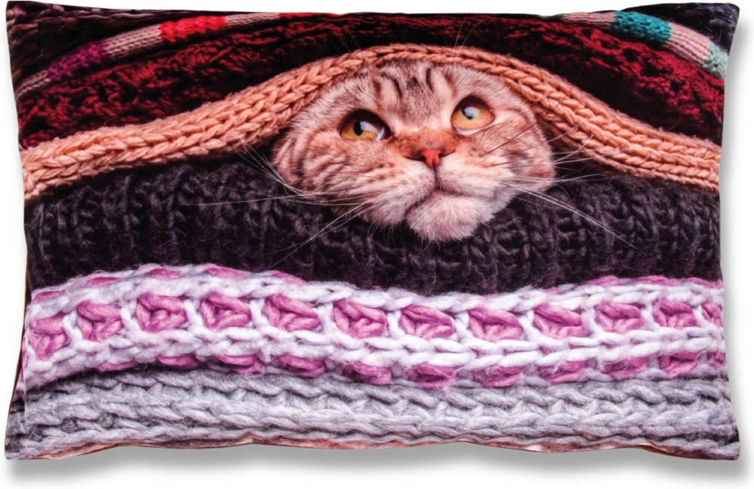 Bestlivings Kissenbezug mit Fotodruck ca. 40x60cm, Flauschig weich, in weiteren Motiven verfügbar ( Design: KATZE ) Bild 1