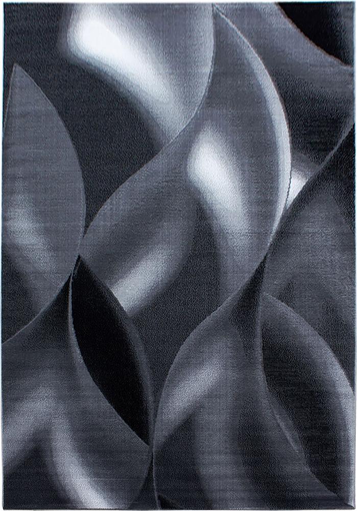 Kurzflor Teppich Pago Läufer - 80x150 cm - Schwarz Bild 1