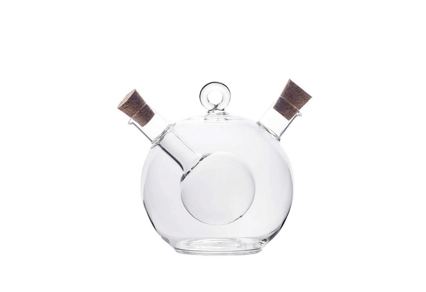 Intirilife Ölspender, (1-tlg), 2-in-1 Essig- und Ölspender Ölflasche aus Glas Bild 1