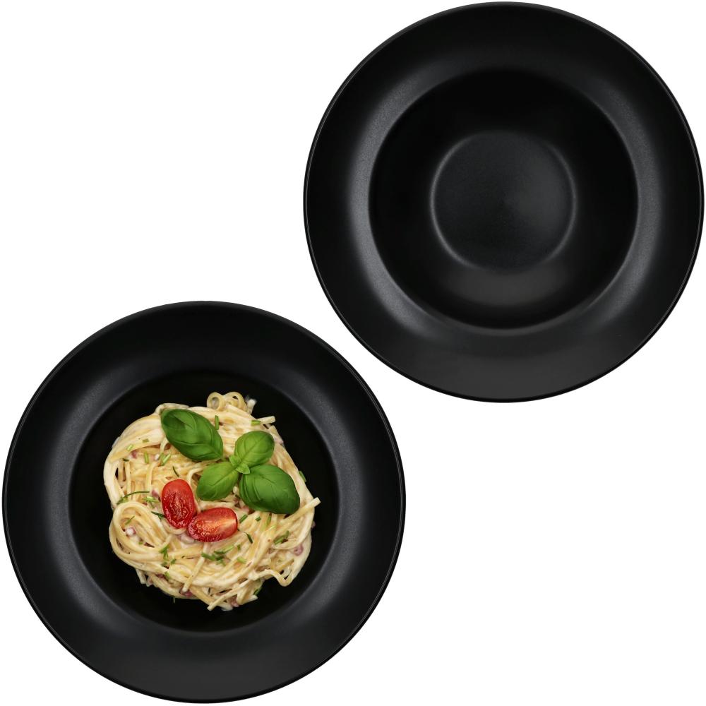 2er Set NERO Pastateller 27cm schwarz - 27020614 Bild 1