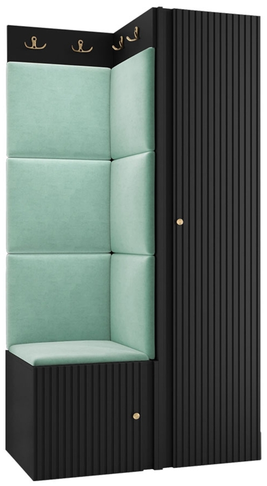 Garderoben-Set Kirtan Slim XXV (Farbe: Schwarz, Manila 11) Bild 1