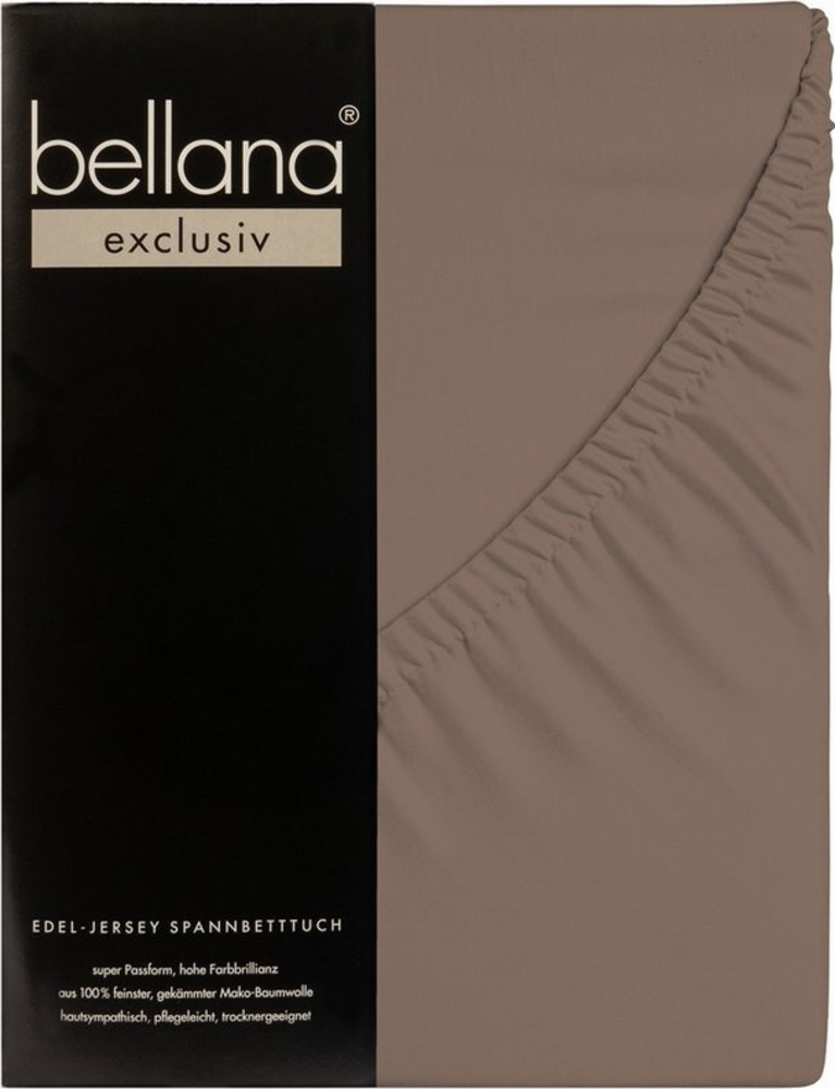 bellana Spannbettlaken Bellana exclusiv, Jersey, Gummizug: rundum, (1 Stück), 150g/m², 100% gekämmte Baumwolle Bild 1