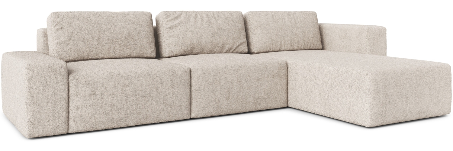 AX LIVING Couch XXL L Form Arkleton Ecksofa Groß Beige 360cm Komfort R Bild 1