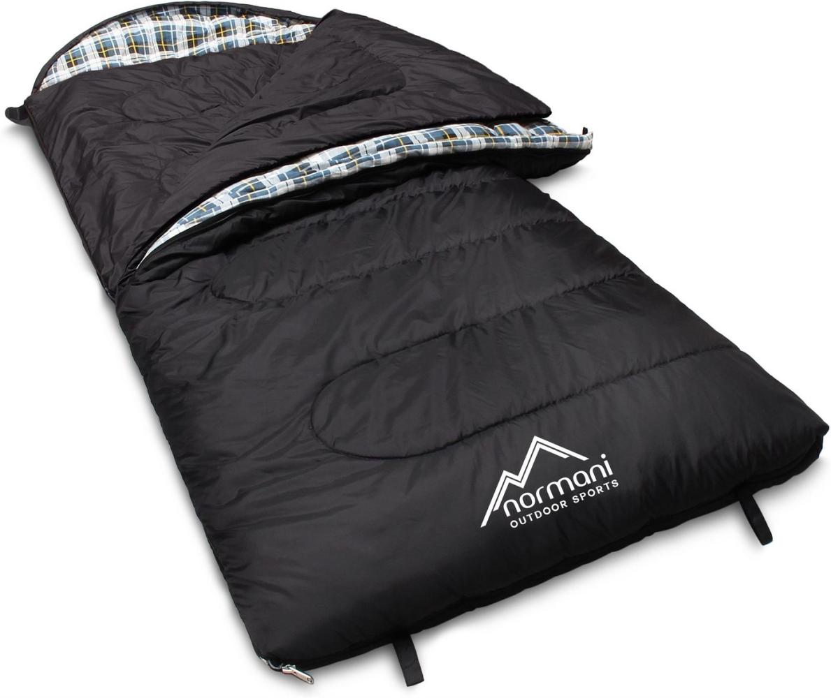 normani Deckenschlafsack Outdoor-Schlafsack Extrem 4-In-1 Antarctica, bis -40°C 500 + 250 g/m² Füllung Bild 1