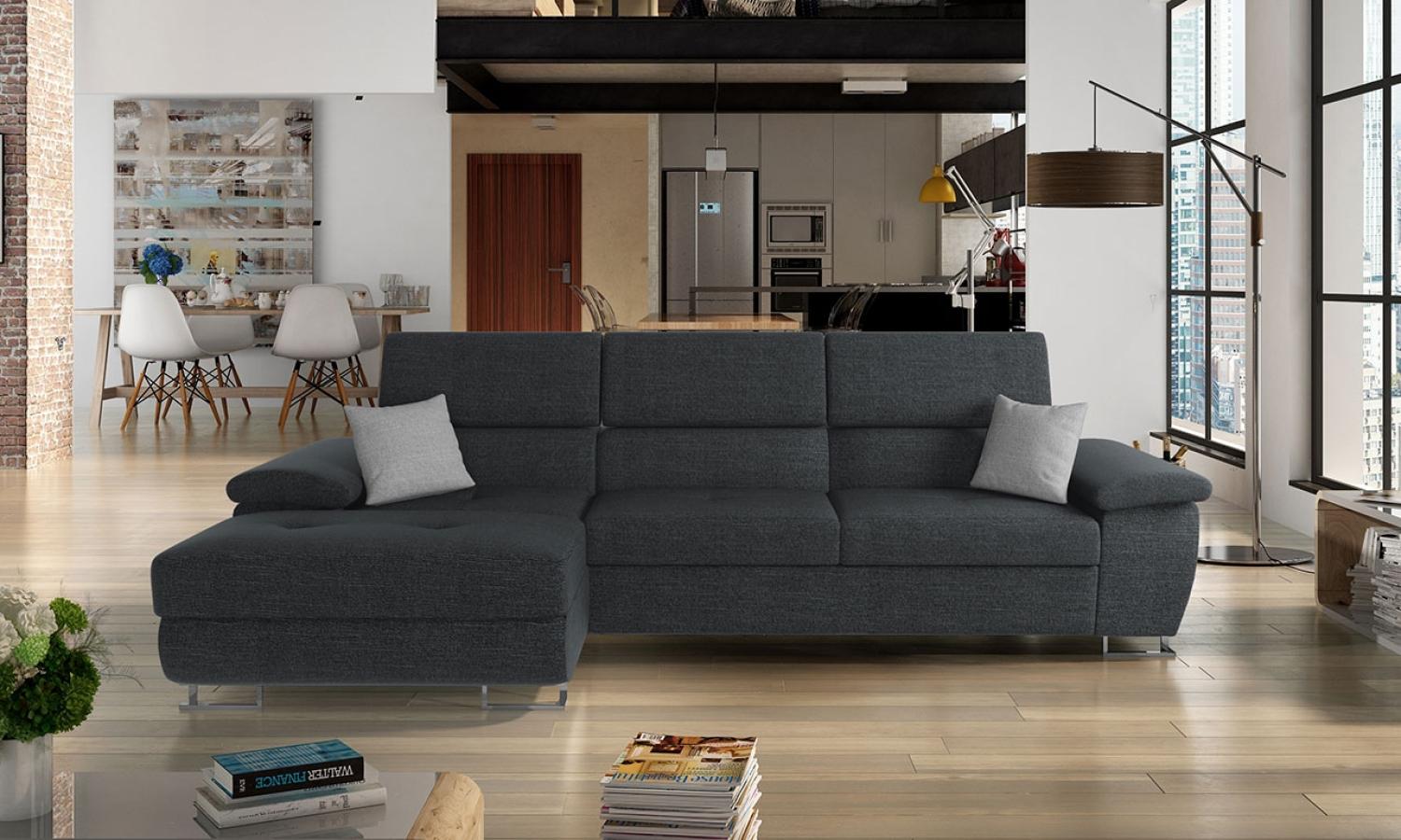 Ecksofa Cotere Mini Premium, Seite: Links, Farbe: Terra 1 + Terra 1 + Terra 6 ECO Bild 1