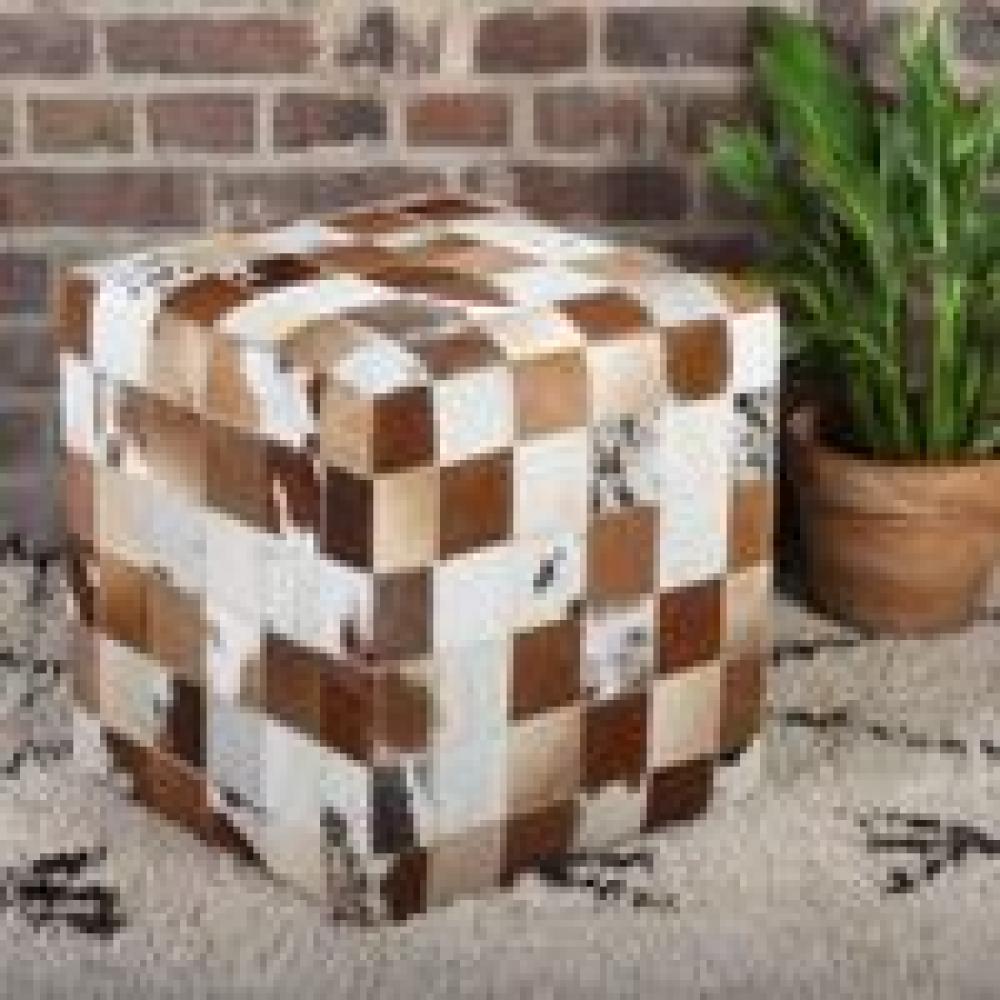 Patchwork Fell Hocker Jaspal Bild 1