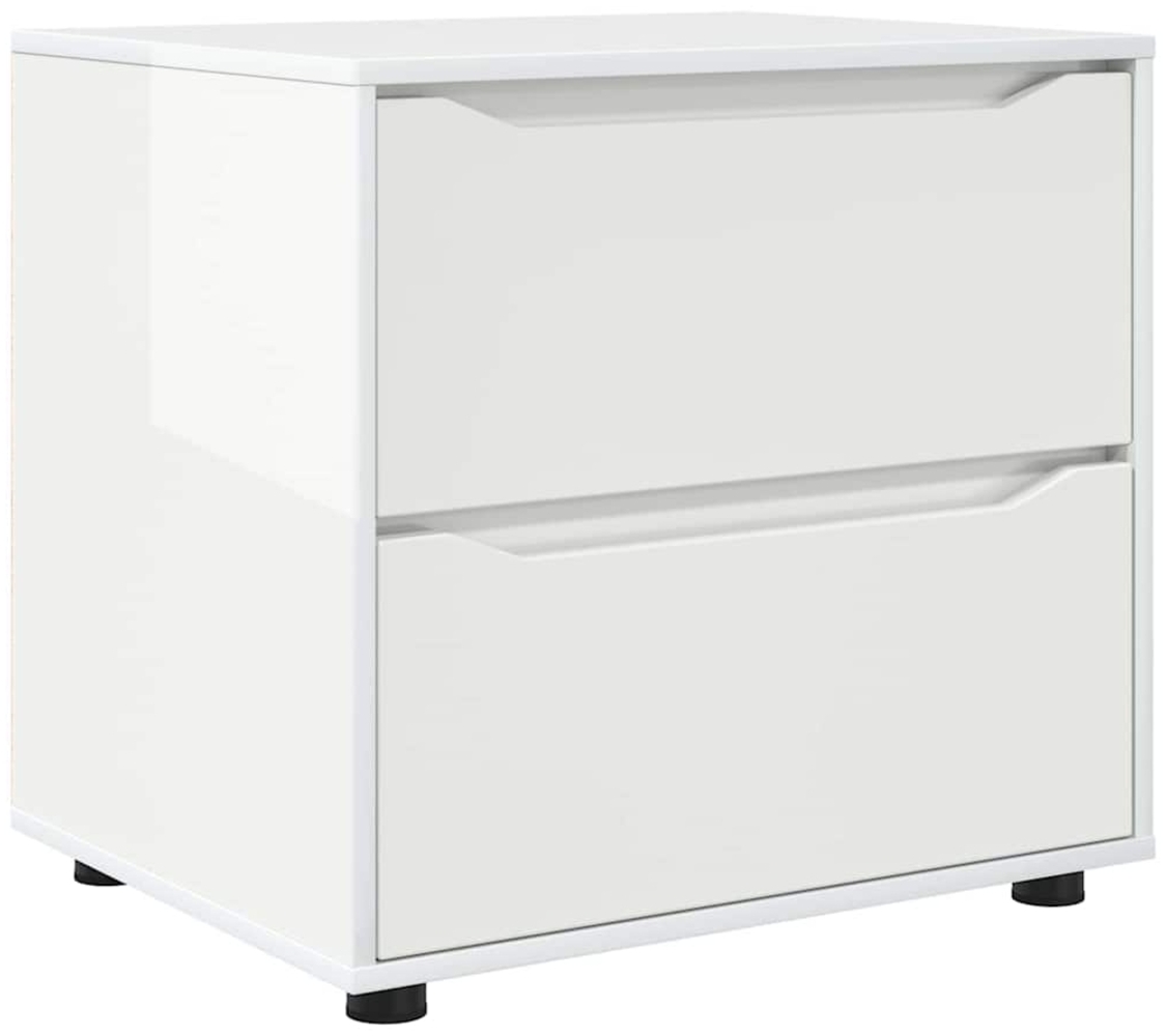 vidaXL Aufbewahrungsschrank Hochglanz Weiß 60 x 48 x 57 cm 888831 Bild 1