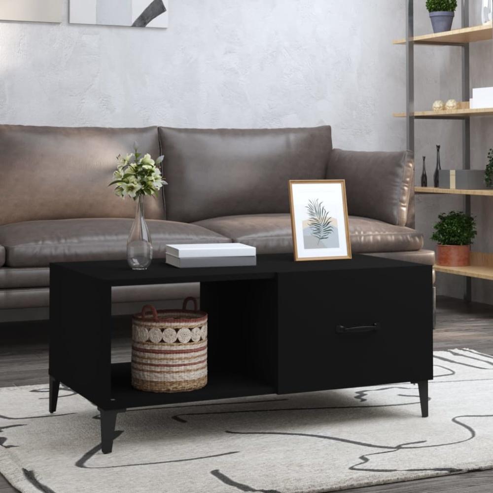 Couchtisch Schwarz 90 x 50 x 40 cm Holzwerkstoff [812664] Bild 1